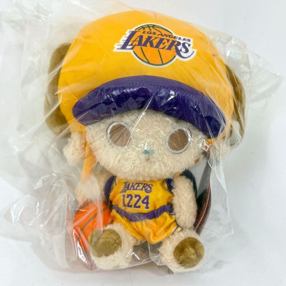 ONE PIECE x NBA CHOPPER's PLUSH LOS ANGELES LAKERS Toy Doll BANDAI NEW B